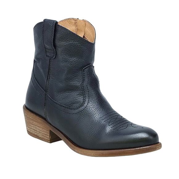 Miz Mooz Carlitos Cowboy Boots in Black – Sz EU38/US 7.5-8 - Picture 2 of 15